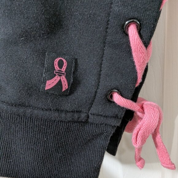 Harley Davidson Women's Black and Pink Pullover Hoodie - Picture 6 of 14